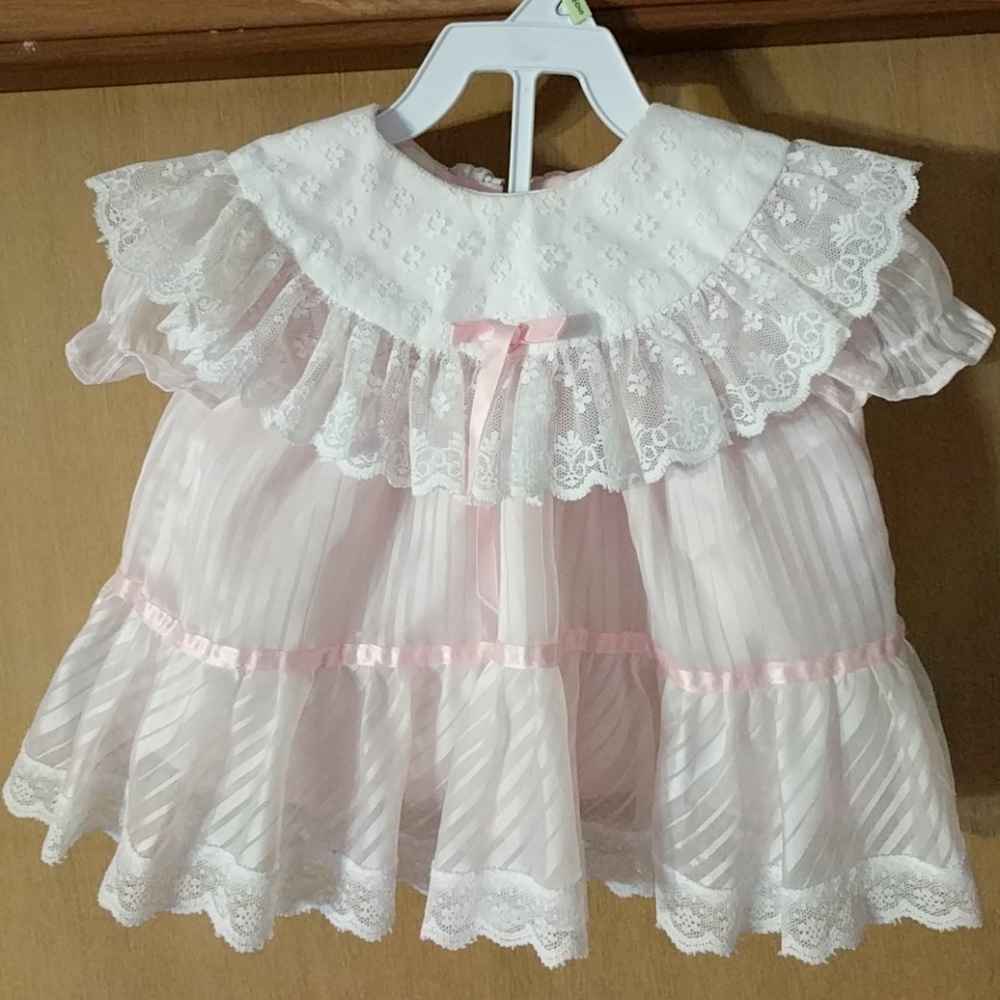 Pink frills dress